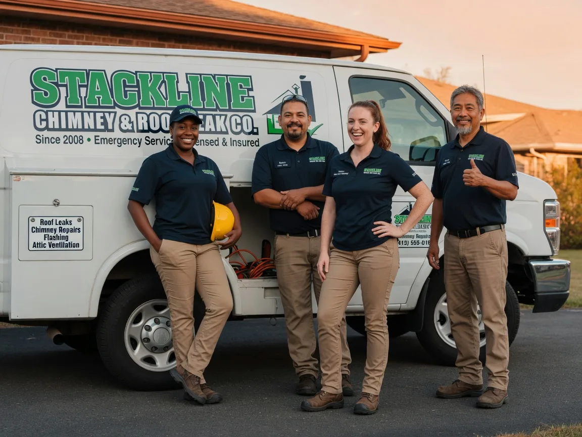 Chimney flashing repair company in Celeste, TX